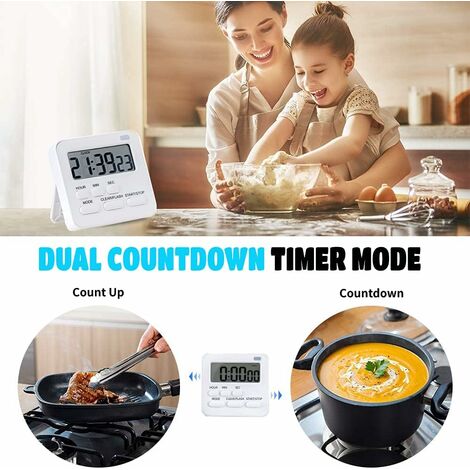 Timer, timer da cucina timer digitale con cronometro e funzione conto alla  rovescia, sveglia da cucina