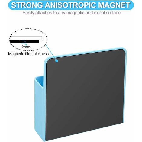 Portapenne magnetico cancellabile a secco da 2 pezzi per lavagna bianca/ frigorifero/scuola, portapenne magnetico con