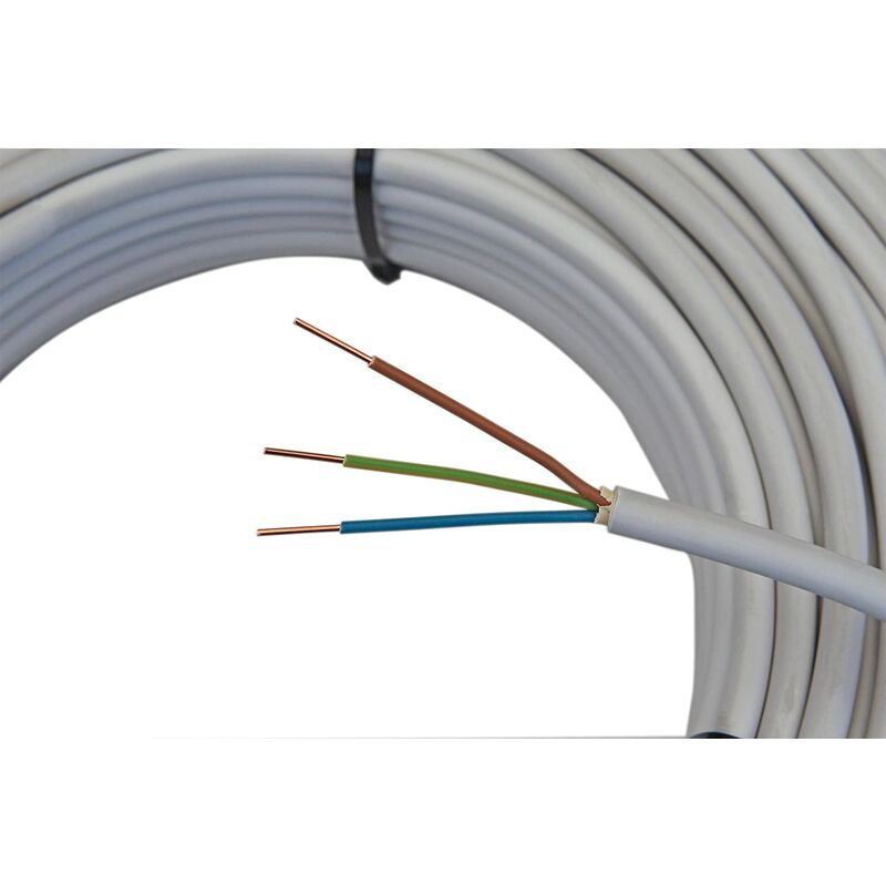 Feuchtraumkabel Stromkabel 3 adrig NYM Kabel 25m NYM 3x1,5mm²Elektrokabel 