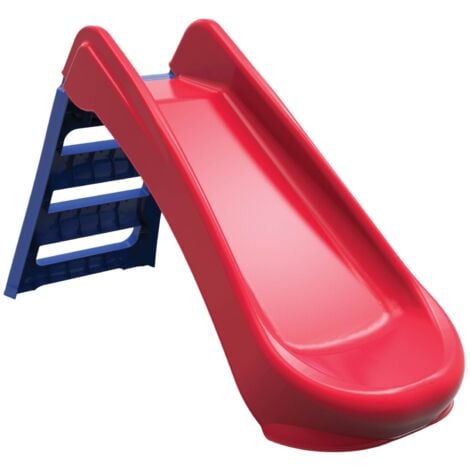 Palplay toboggan pliable 4 pieds rouge/bleu