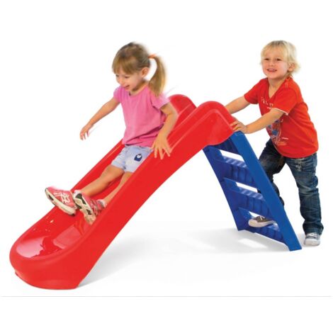 Palplay toboggan pliable 4 pieds rouge/bleu