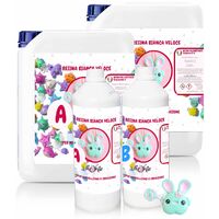 Résine polyuréthane blanche 1 KG pour coulure/moulage – Viscosité 70 mPa·s – Dureté 87 Shore A – Catalyse rapide 30 min – Resin Pro