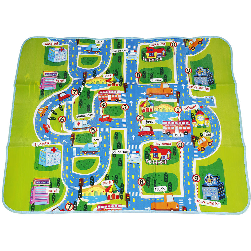 YONGQING Baby Alfombra de juegos Alfombra Plegable Colchonetas Niños De Juego Actividades Acolchada De Juego 160x130x0.3cm