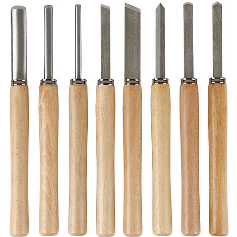 8 piezas Juego de cuchillos para tallar madera, herramienta para