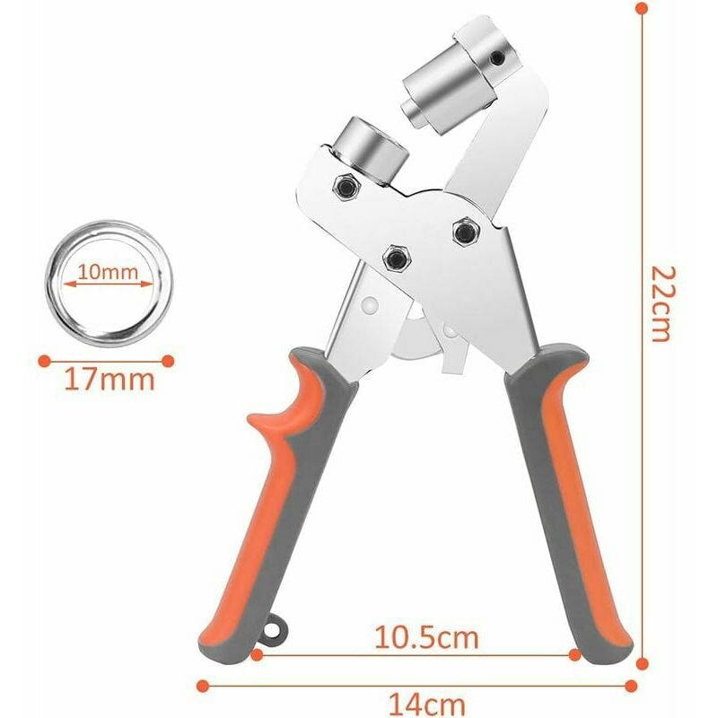 Grommet Eyelets Tools Kit 12mm 100 Sets Grommet Eyelets with 3pcs Grommet  Eyelet Tools and DIY