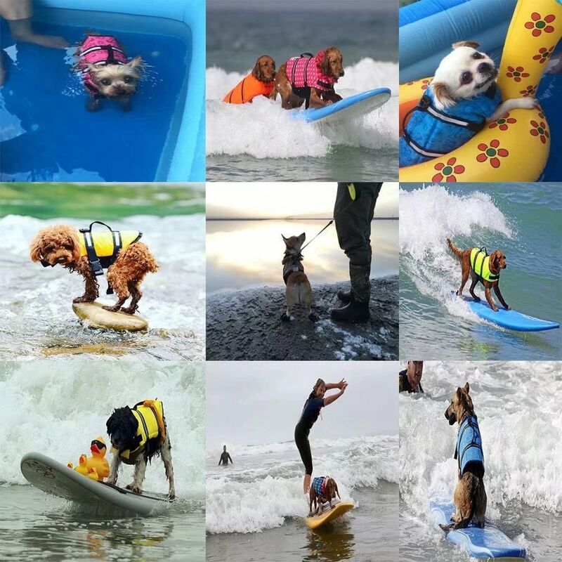 LITZEE Dog Life Jacket with Reflective ...