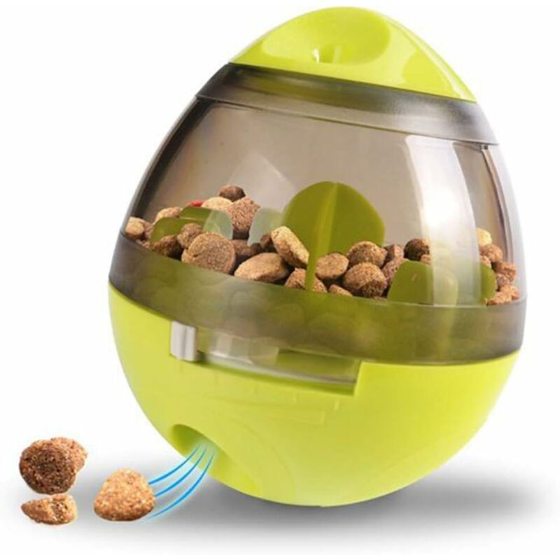 4pcs Pet Dog Interactive Tumbler Food Dispenser Feeder IQ Puzzle Treat Ball  Toys