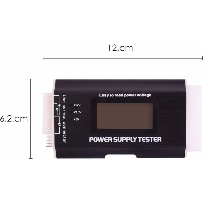 20/24 Pin PC ITX ATX BTX SATA Computer Power Supply Tester – Diy Cart