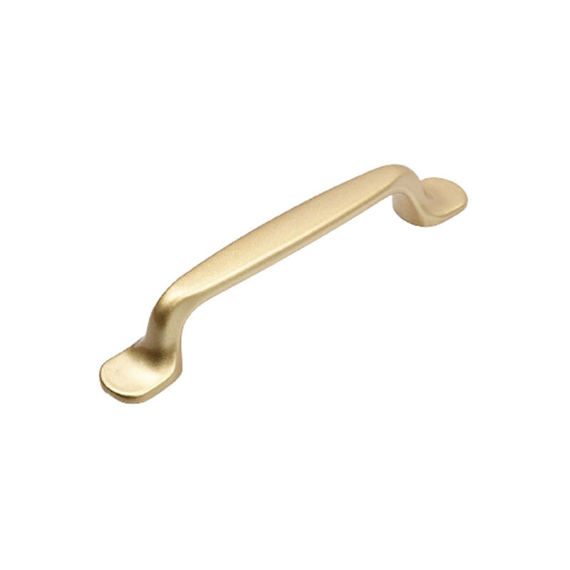 6pcs golden furniture handles golden handle - kitchen door handle Brass  drawer handle golden furniture handles center distance 160mm 