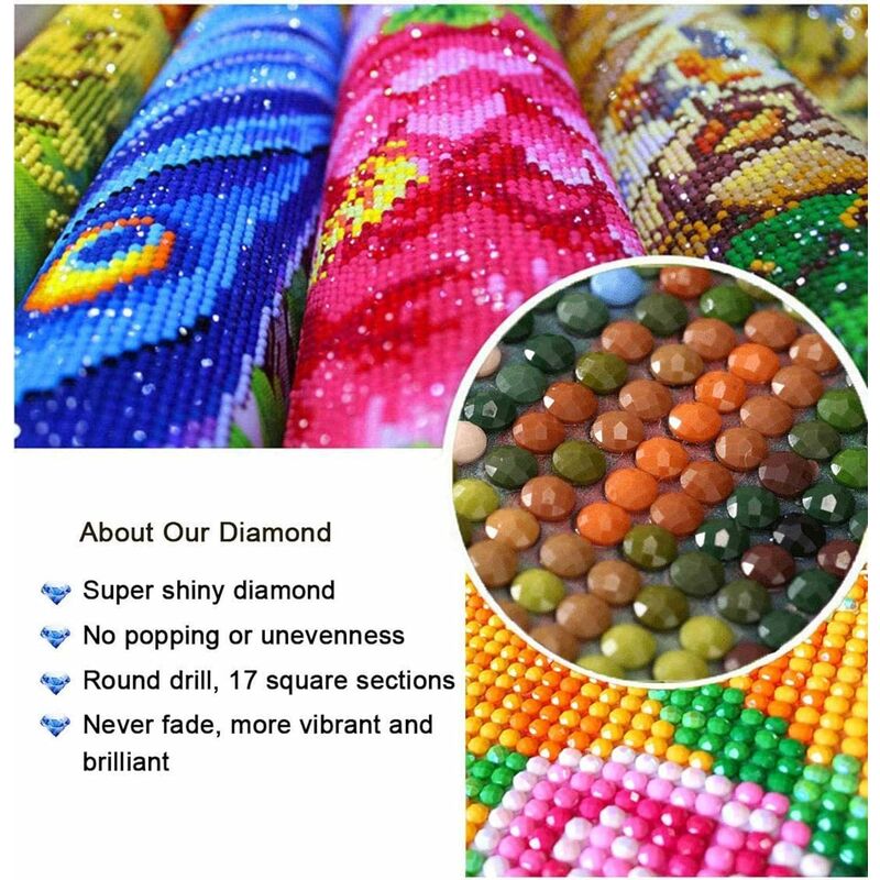 Diamond Painting Golden Lotus (4), DIY 5D Large Diamond Painting Kits for  Adults Embroidery Full Square Drill Crystal Rhinestone Paint by Numbers  Kids