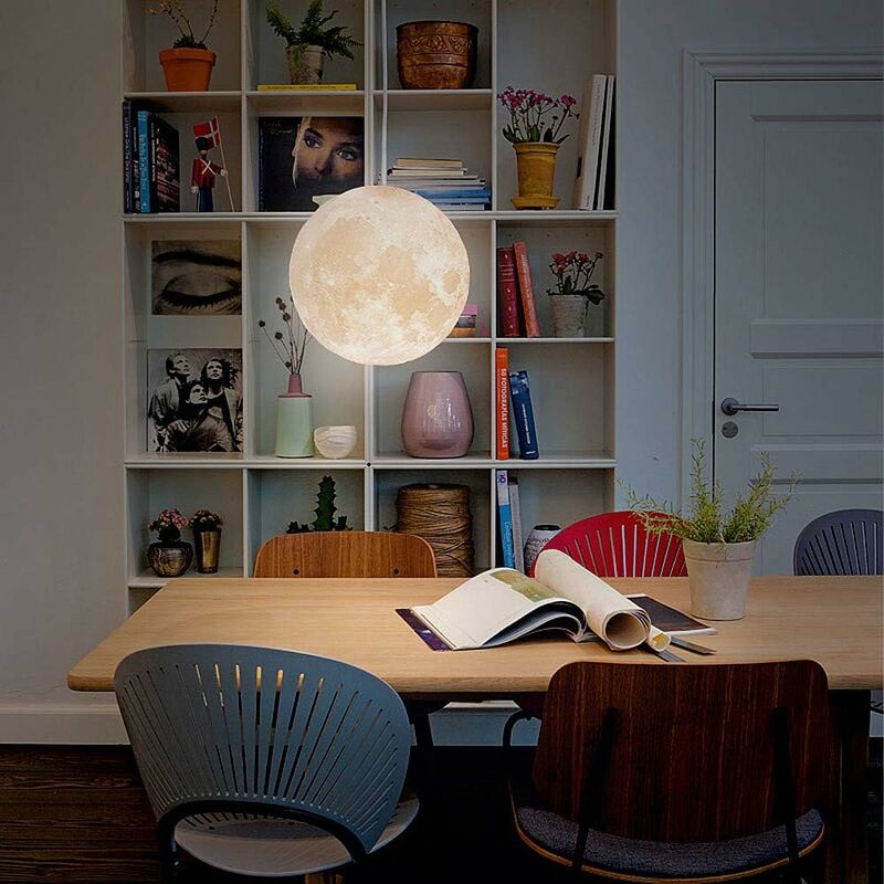LITZEE Moon Ceiling Light, Children's ...
