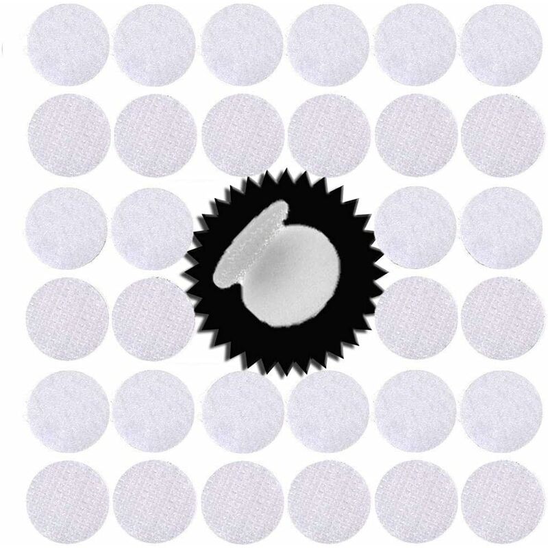 Self Adhesive Dots, Double Sides Strong Adhesion Hook Loop Dots For Leather  