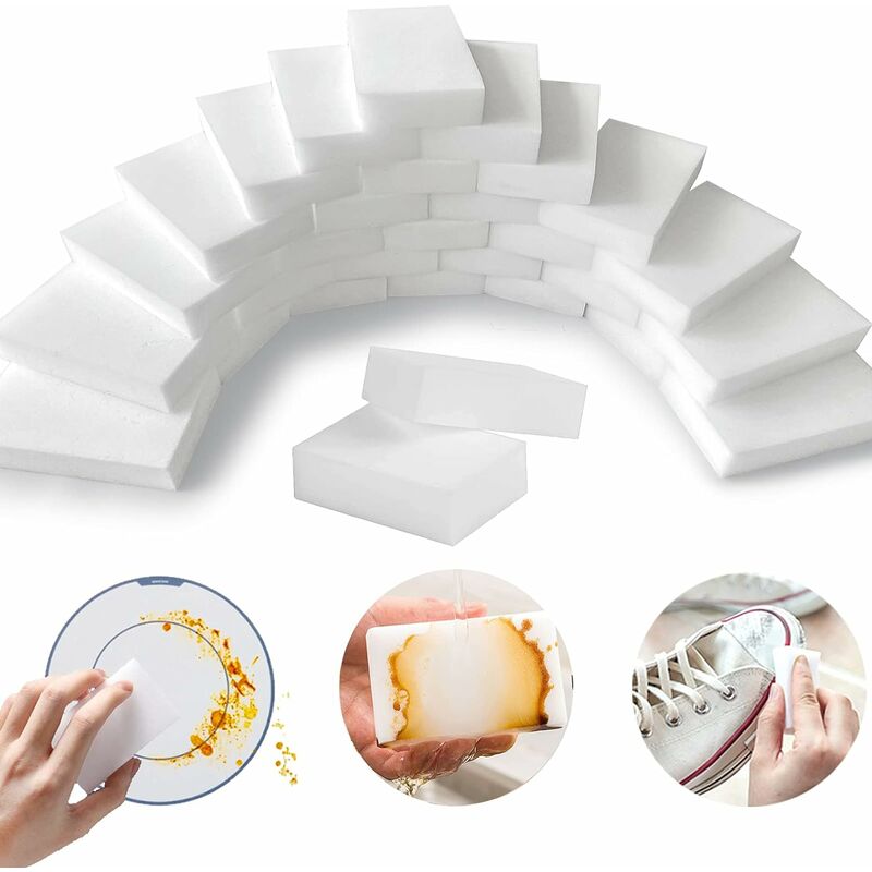 24 Pcs Sponges for Dishes, Non-Scratch Scrub Sponges with Abrasive Scour  Pads, 3.94Inch x 2.8Inch x 1.2Inch Dual-Sided Dish Sponges for Washing  Dishes or Home Kitchen Cleaning 