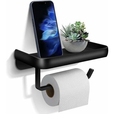 Smarthome Double Toilet Paper Holder with Shelf, Commercial Toilet Paper  Roll Dispenser Wall Mount Rack, Gold