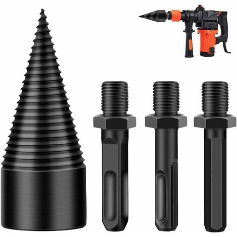 Drill Bit Sets Log Splitter Wood Splitter Heavy Duty Drill Fire
