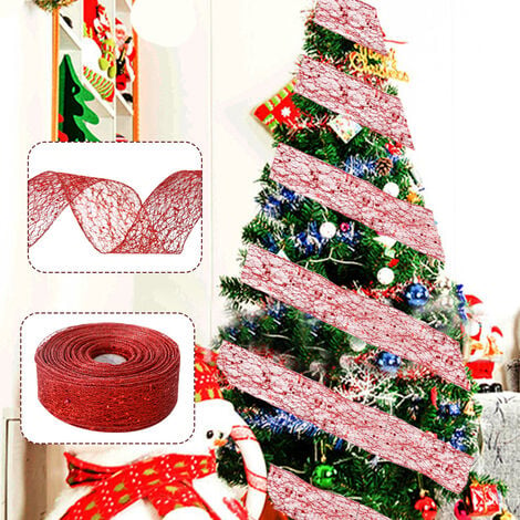 fabric ribbon for christmas tree