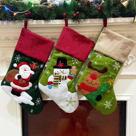 personalized christmas stockings set of 3