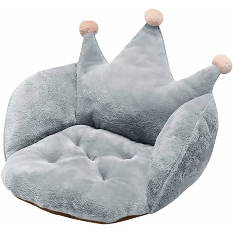 LITZEE Armchair Seat Support Crown Soft Cushion Plush Comfort Seat