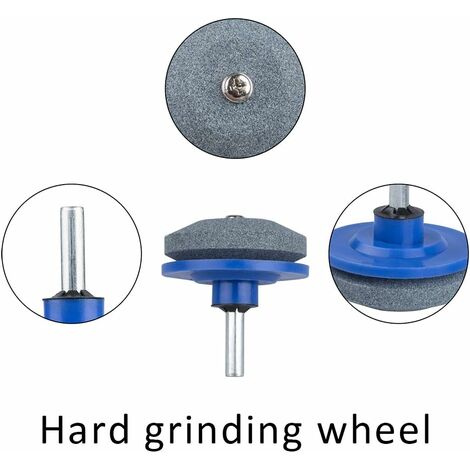 Lawn Mower Sharpener4 Pcs Universal Lawn Mower Rotary Blade Sharpener  Garden Grinder Wheel Stone For Electric Drill Hand Drill Repair Kit 