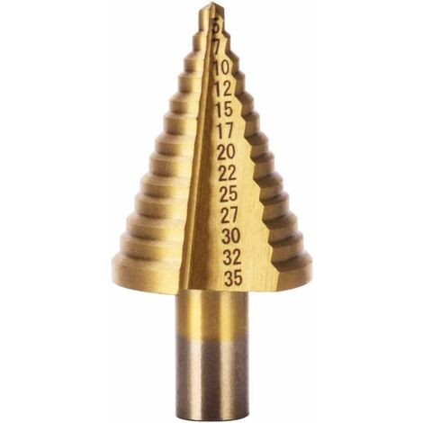 Step drill bit for deals stainless steel