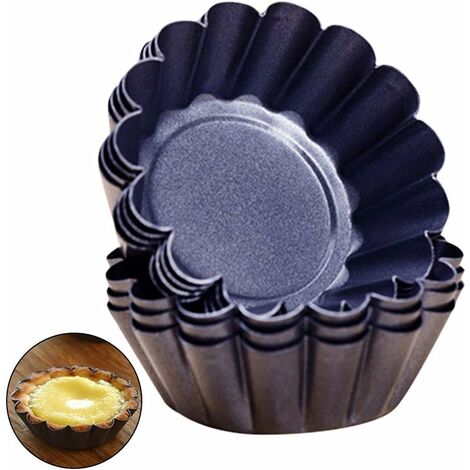 Fondant Mold Small Baking Pan Flan Pans Cake Mini Tart Nonstick Supplies  Metal Tray - AliExpress