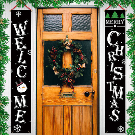 christmas porch banner