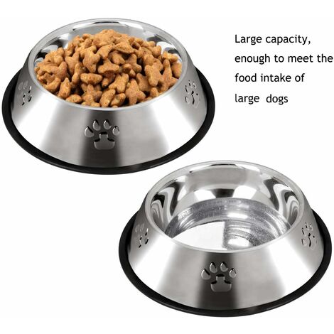 Elevated Dog Bowls Dog Bowl Holder Dog Feeding Station With 2 Stainless  Steel Water Bowls Raised Food Bowls For Large Sized Dogs - Dog Feeders -  AliExpress