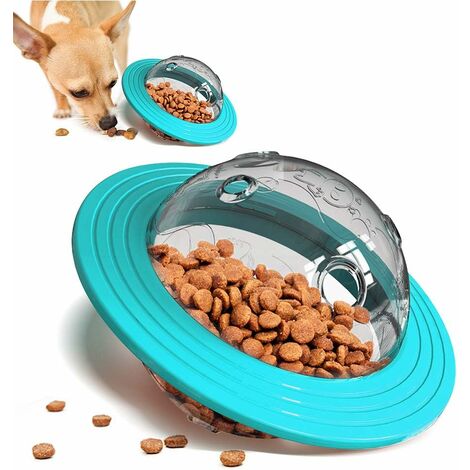 4pcs Pet Dog Interactive Tumbler Food Dispenser Feeder IQ Puzzle Treat Ball  Toys