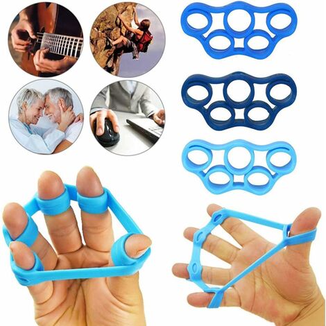 Silicone Hand Grip Device Finger Exercise Hand Strengthener Stretcher Hand  Trainer Rehabilitation Training Equipment 