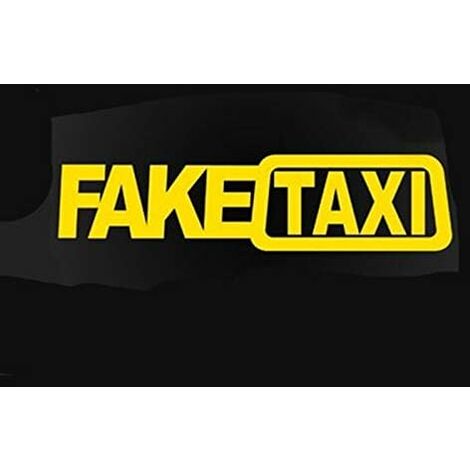FAKE TAXI Stickers Refelctive Funny Car STICKERS Best DECALS GIFTS