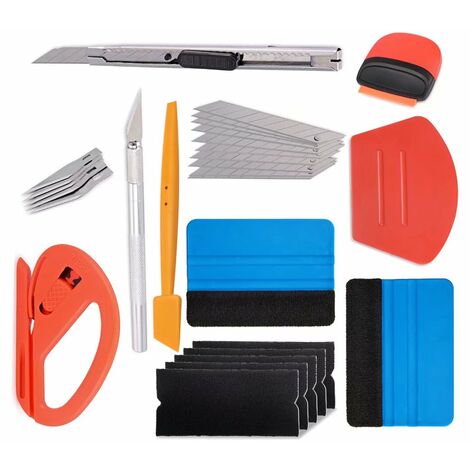 Car Stickers Tool Kit Felt Scraper Knife Vinyl Wrap Tools Squeegee