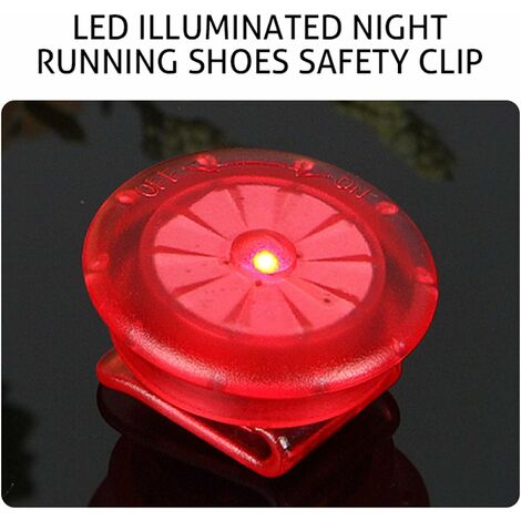 2Pack LED Rechargeable Running Lights Safety Lights, Clip on Night Light  for Night Walking, Running, Jogging