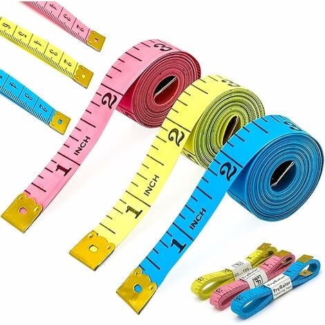 Blue Casing tailoring measuring tape Double Scale 150cm 60 Inch