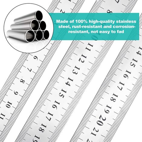 Stainless Steel Scribing Ruler, T Type, Marking Ruler, Precision