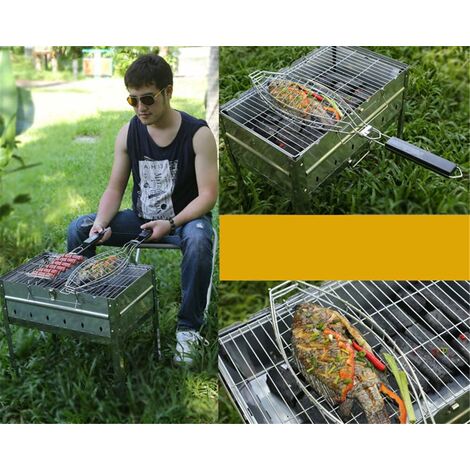  Camerons BBQ Grill Topper Grilling Pans (Set of 2) - Non-Stick  Barbecue Trays w Stainless Steel Handles- Indoor Outdoor use for Meat,  Vegetables & Seafood -Holiday Party Exchange & Christmas Gift