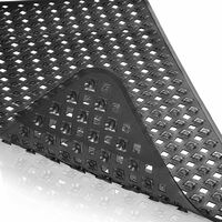 Sensitive Skin Non-slip Bath Mat 88x39cm, Bpa Free, Mold Resistant Machine  Washable Shower Mat (black)