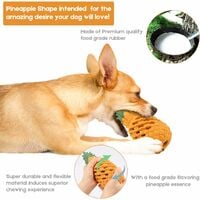 Large Breed Aggressive Puppy Dog Chew Toy Indestructible Dog Toothbrush Pineapple Shaped Medium Dog Chew Toy
