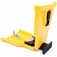 LITZEE Chainsaw sharpener, Chainsaw blade sharpener, Chainsaw chain tool with 2 sharpening stones and holders, Suitable for 14,16,18,20 inch chainsaw bars