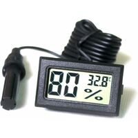 Embedded Reptile LCD Electronic Temperature And Humidity Meter