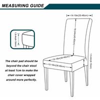 Velvet Stretch Dining Chair Covers Solid Middle Dining Room Chair Protector Slipcover- Set of 4, Black