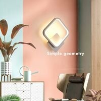 Wall Lights 13W 3000K LED Wall Light Square Wall Sconce Lamp Warm White Indoor Lighting Aluminum for Living Room Bedroom Hallway Corridor Stairs