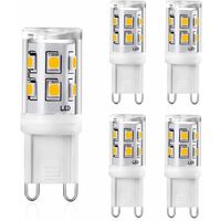 SOLD AS 10PK) G9 LED LAMP3W 300LM 2700K CLEAR