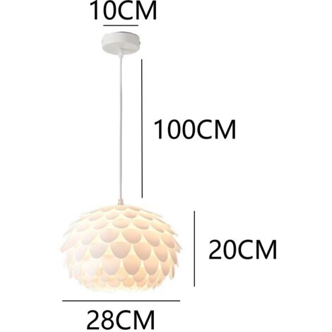 Modern Ceiling Light Creative Pendant Lamp Hanging Light Chandelier for Bedroom Living Room Kitchen Ø28CM
