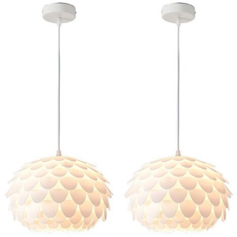 Modern Ceiling Light Creative Pendant Lamp Hanging Light Chandelier for Bedroom Living Room Kitchen Ø28CM 2Pcs