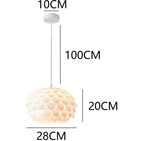 Modern Ceiling Light Creative Pendant Lamp Hanging Light Chandelier for Bedroom Living Room Kitchen Ø28CM 2Pcs
