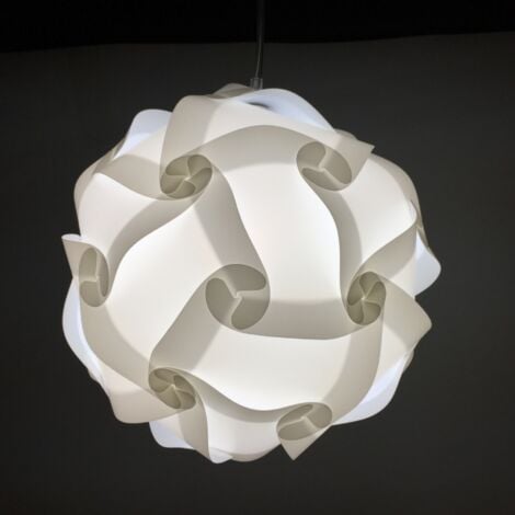 Puzzle Lampshade Modern DIY Hanging Ceiling Lamp Shade Creative Hanging Lamp For Bedroom Living Room Ø40CM