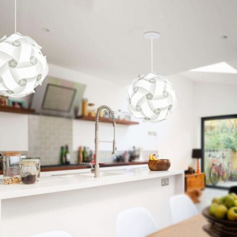 Puzzle Lampshade Modern DIY Hanging Ceiling Lamp Shade Creative Hanging Lamp For Bedroom Living Room Ø30CM