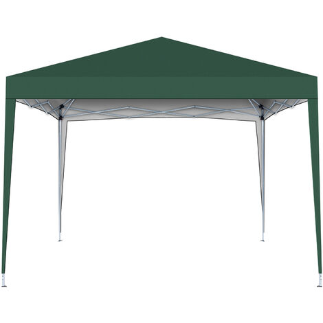 Portable waterproof gazebo outdoor garden picnic party beach pop up tent 2x2M - Green