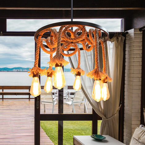 Hanging rope lights deals indoors