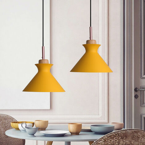 Yellow ceiling deals lamp